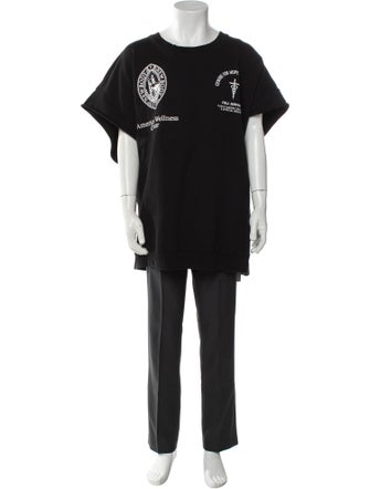 Willy Chavarria Graphic Print Crew Neck T-Shirt