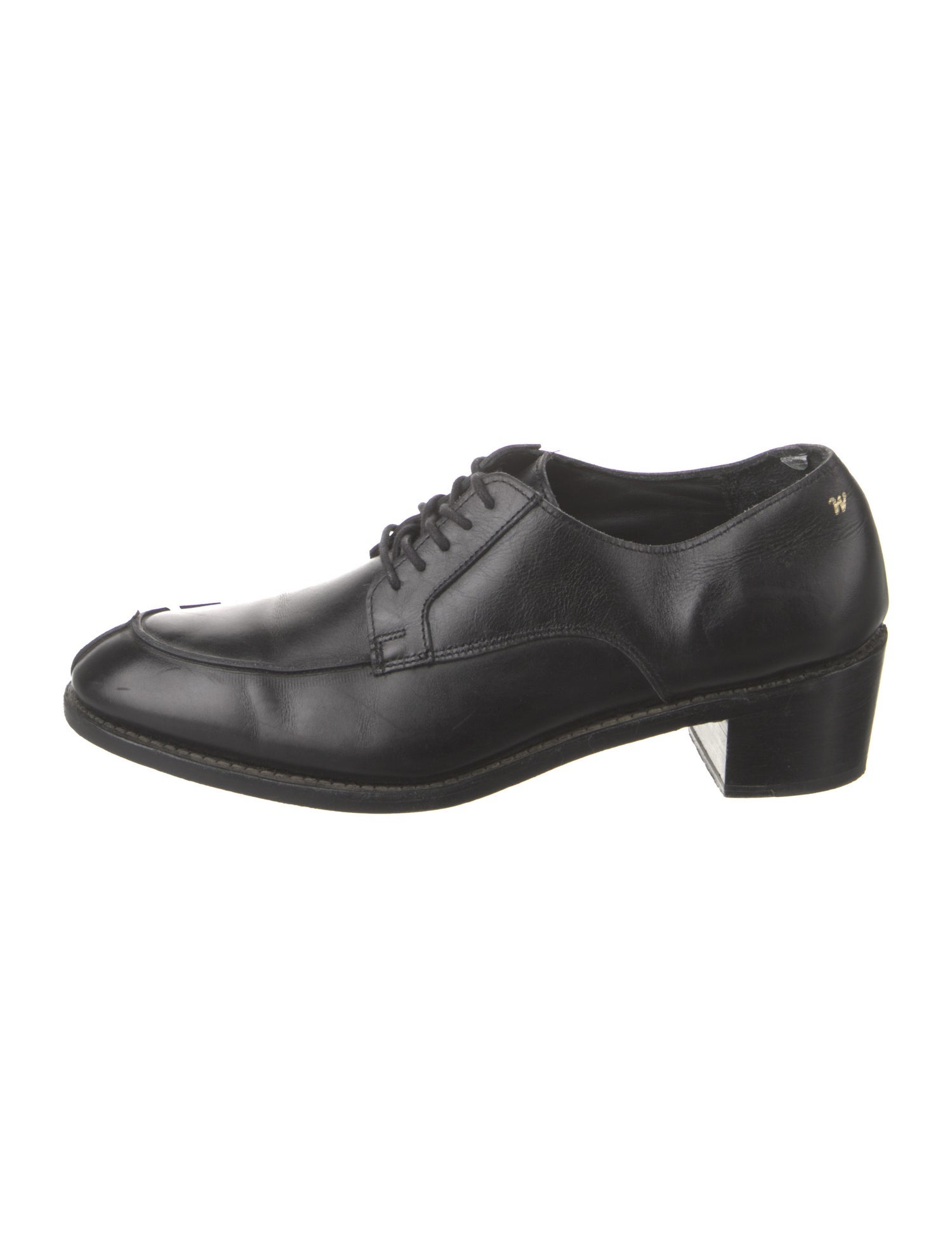 Willy Chavarria Leather Derby Shoes