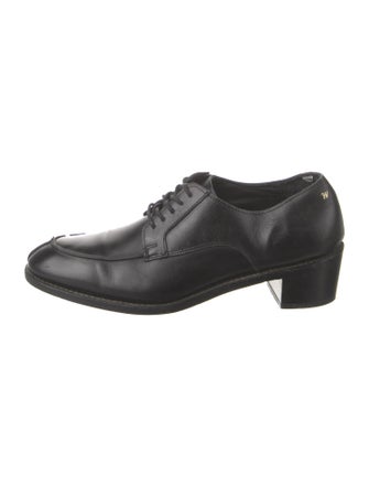 Willy Chavarria Leather Derby Shoes