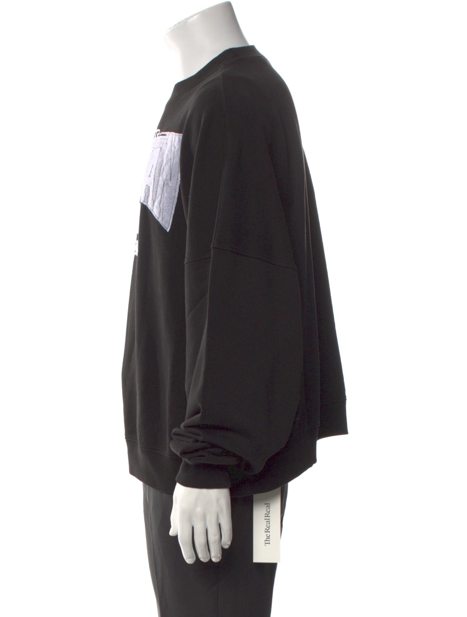 Willy Chavarria Graphic Print Crew Neck Sweatshirt