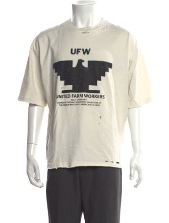 Willy Chavarria Graphic Print Crew Neck T-Shirt