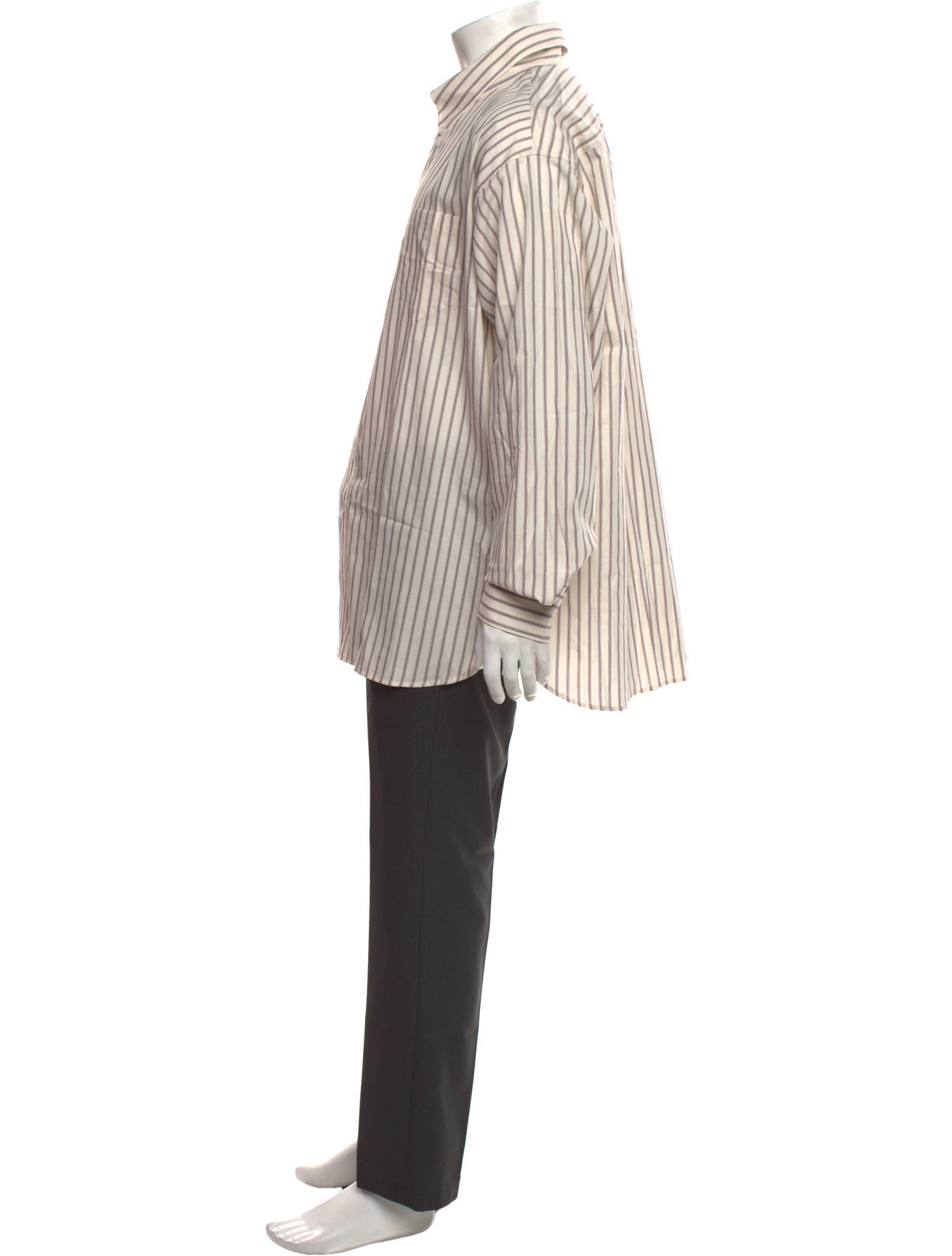 Willy Chavarria Striped Long Sleeve Dress Shirt w/ Tags