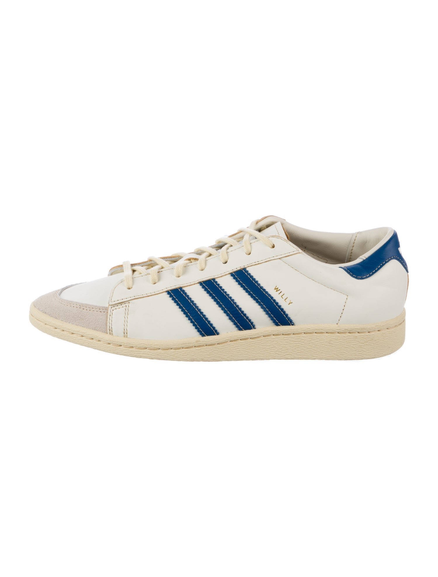 Willy Chavarria Leather Striped Sneakers