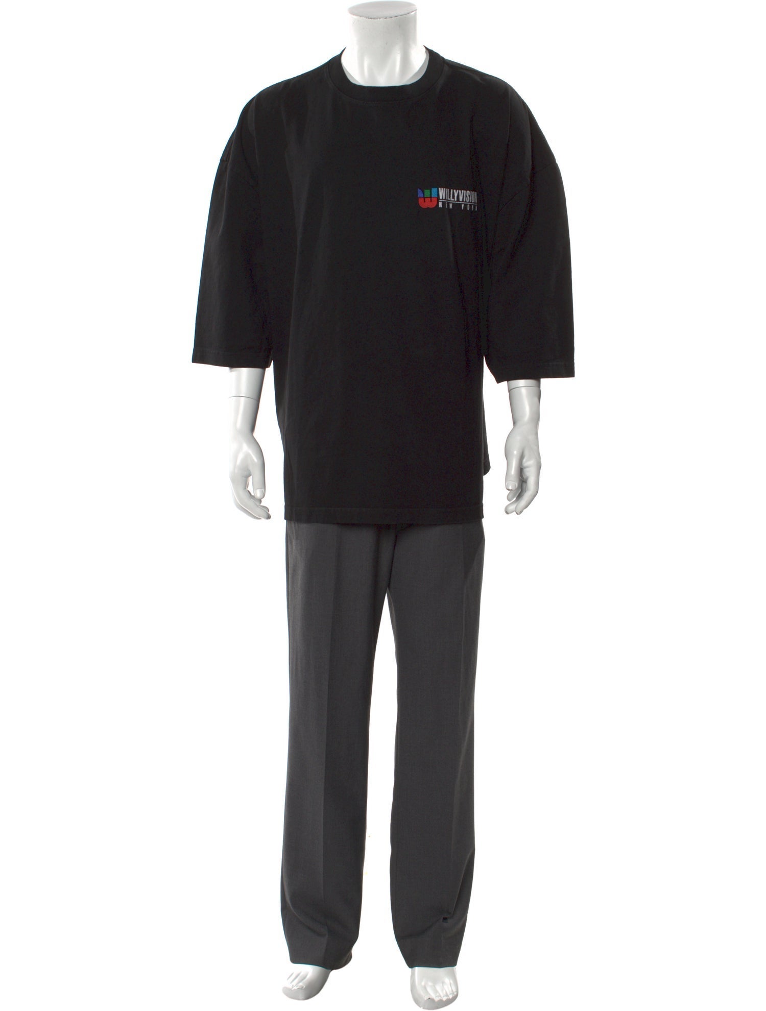 Willy Chavarria Graphic Print Crew Neck T-Shirt