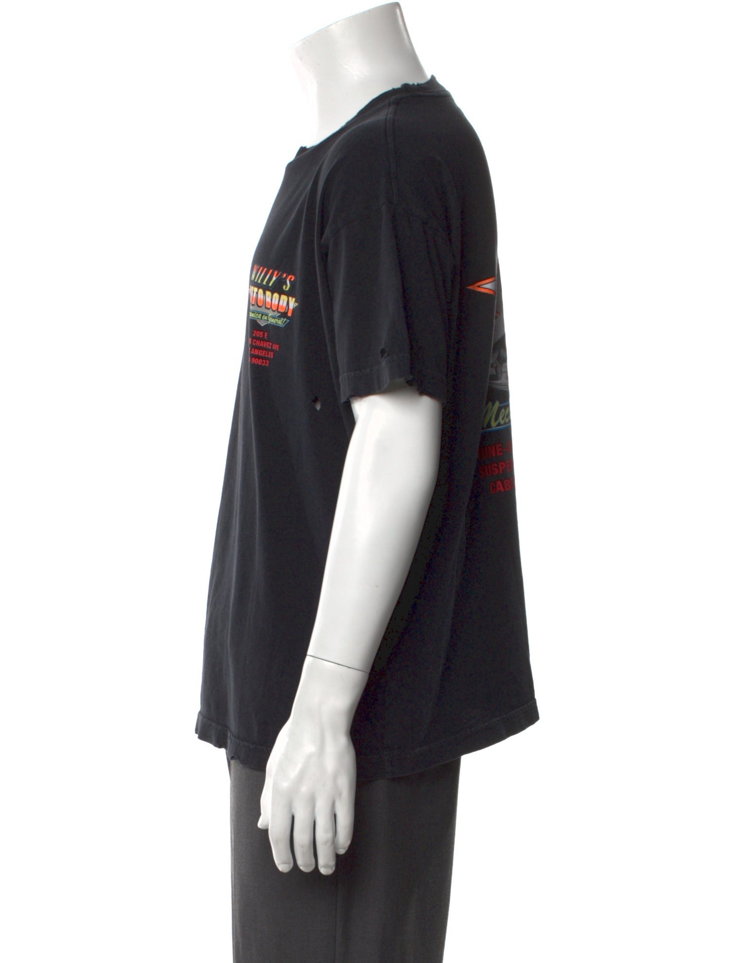 Willy Chavarria Graphic Print Crew Neck T-Shirt