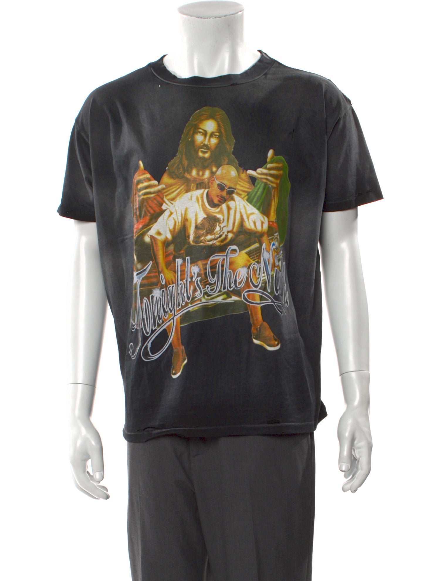 Willy Chavarria Graphic Print Crew Neck T-Shirt