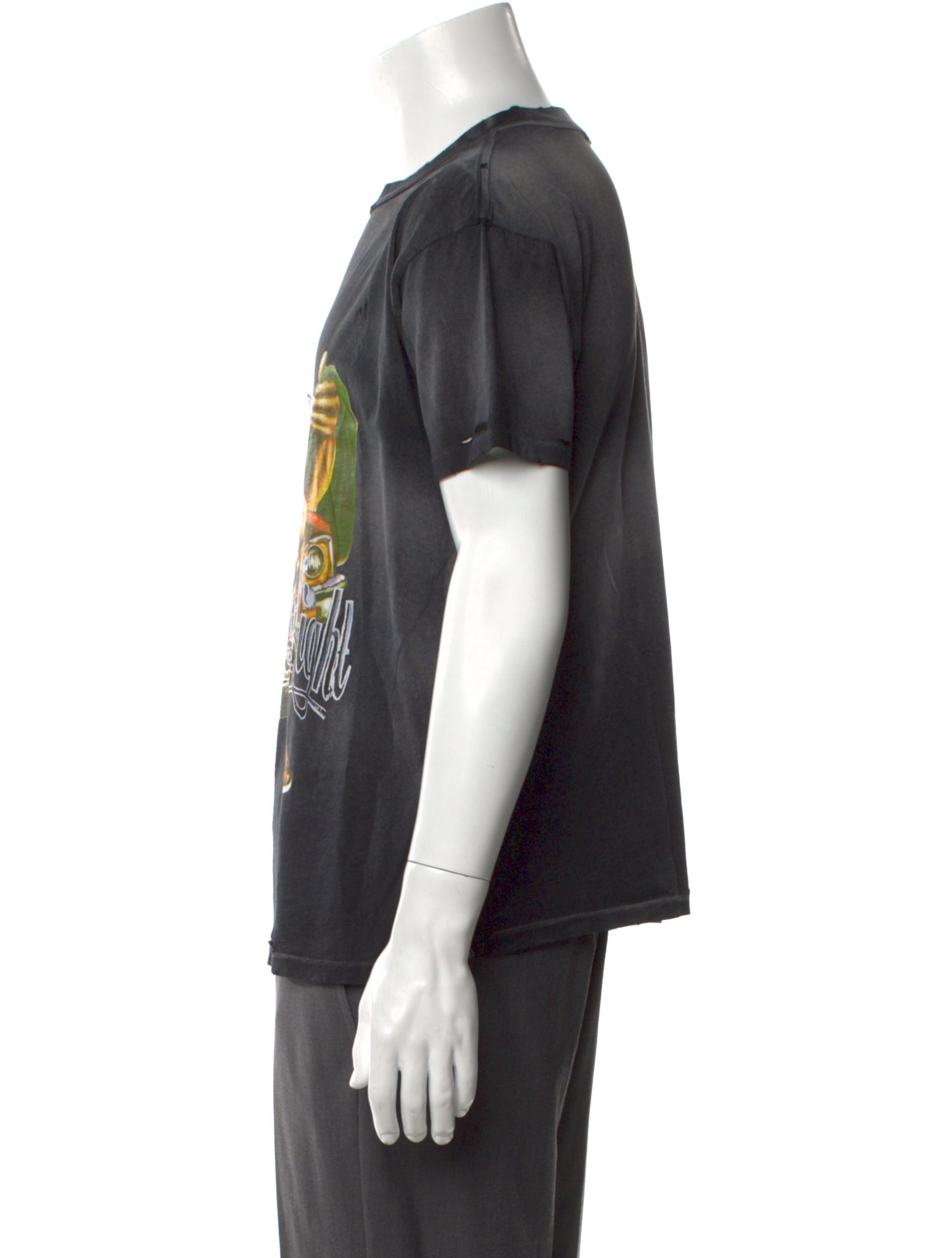 Willy Chavarria Graphic Print Crew Neck T-Shirt