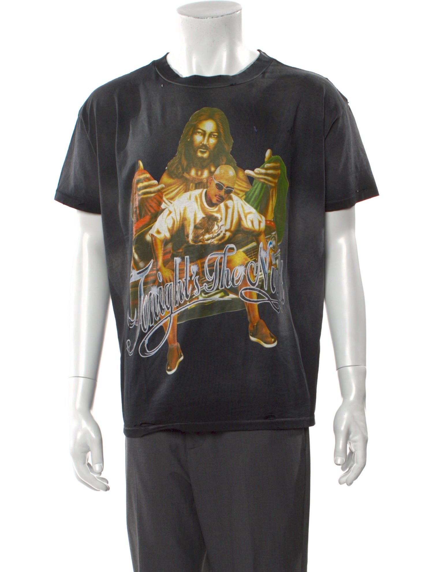 Willy Chavarria Graphic Print Crew Neck T-Shirt