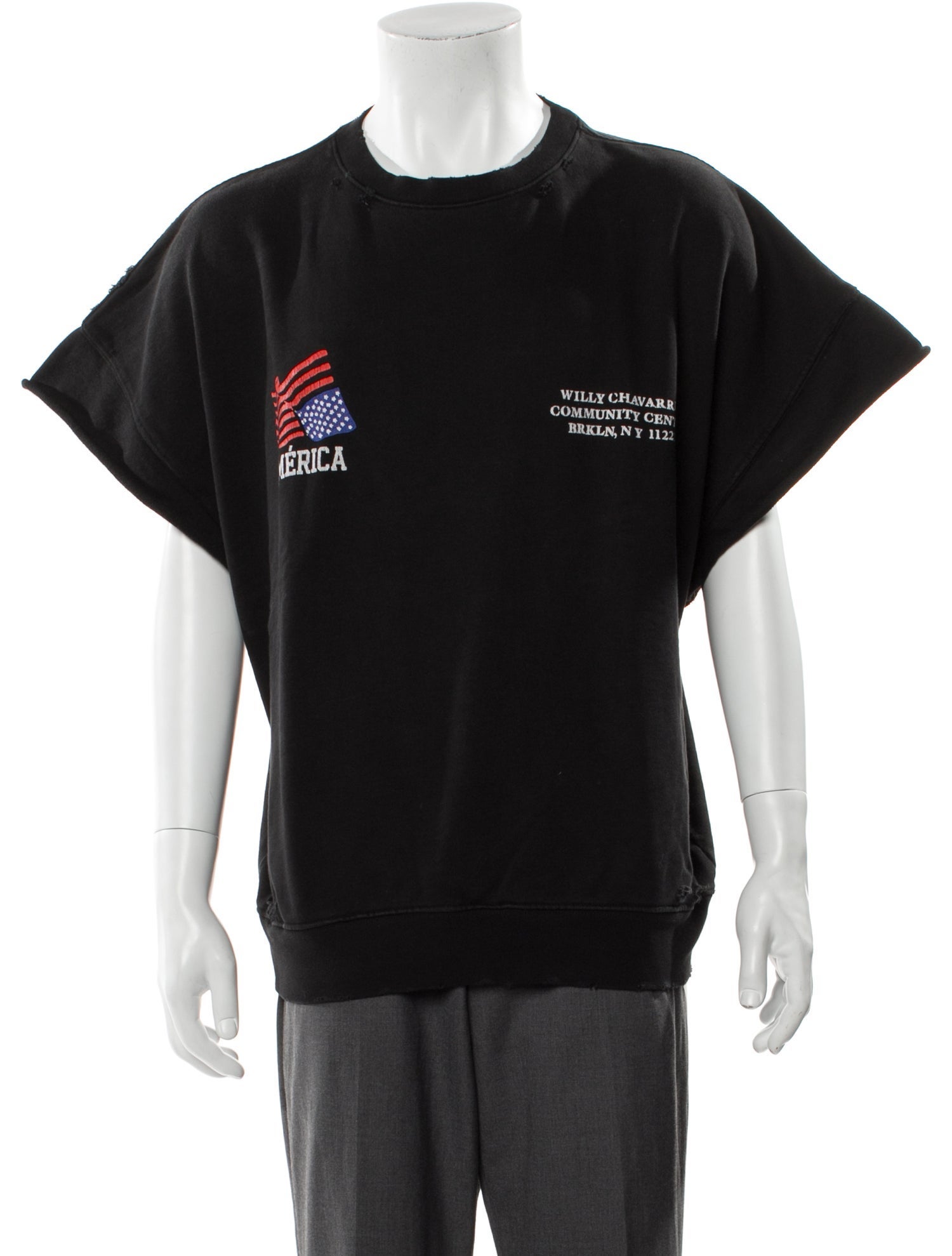 Willy Chavarria Graphic Print Crew Neck T-Shirt w/ Tags