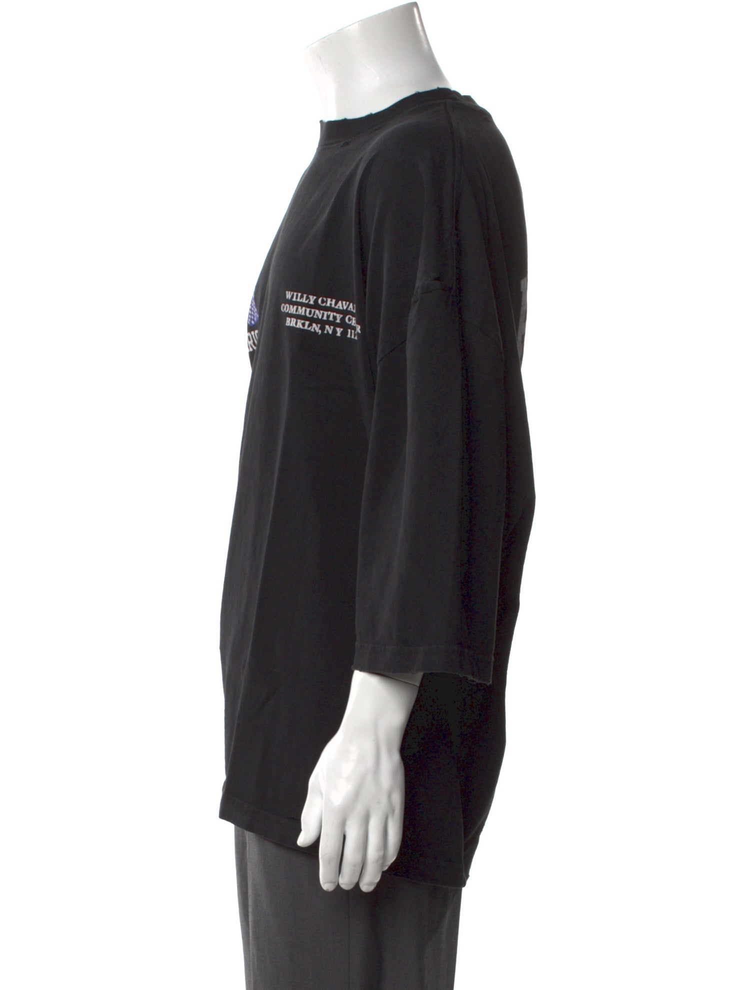 Willy Chavarria Graphic Print Crew Neck T-Shirt