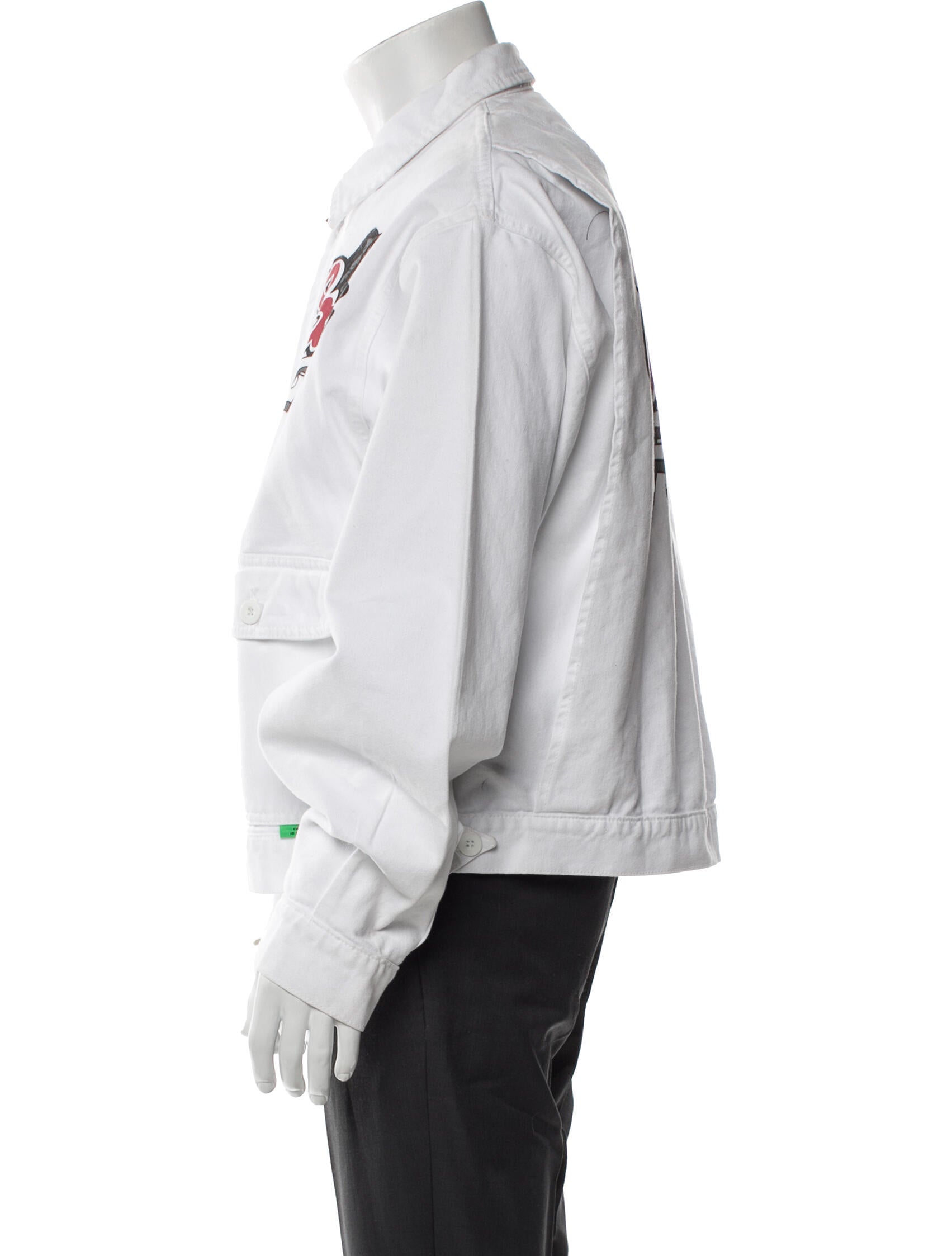 Willy Chavarria Graphic Print Windbreaker