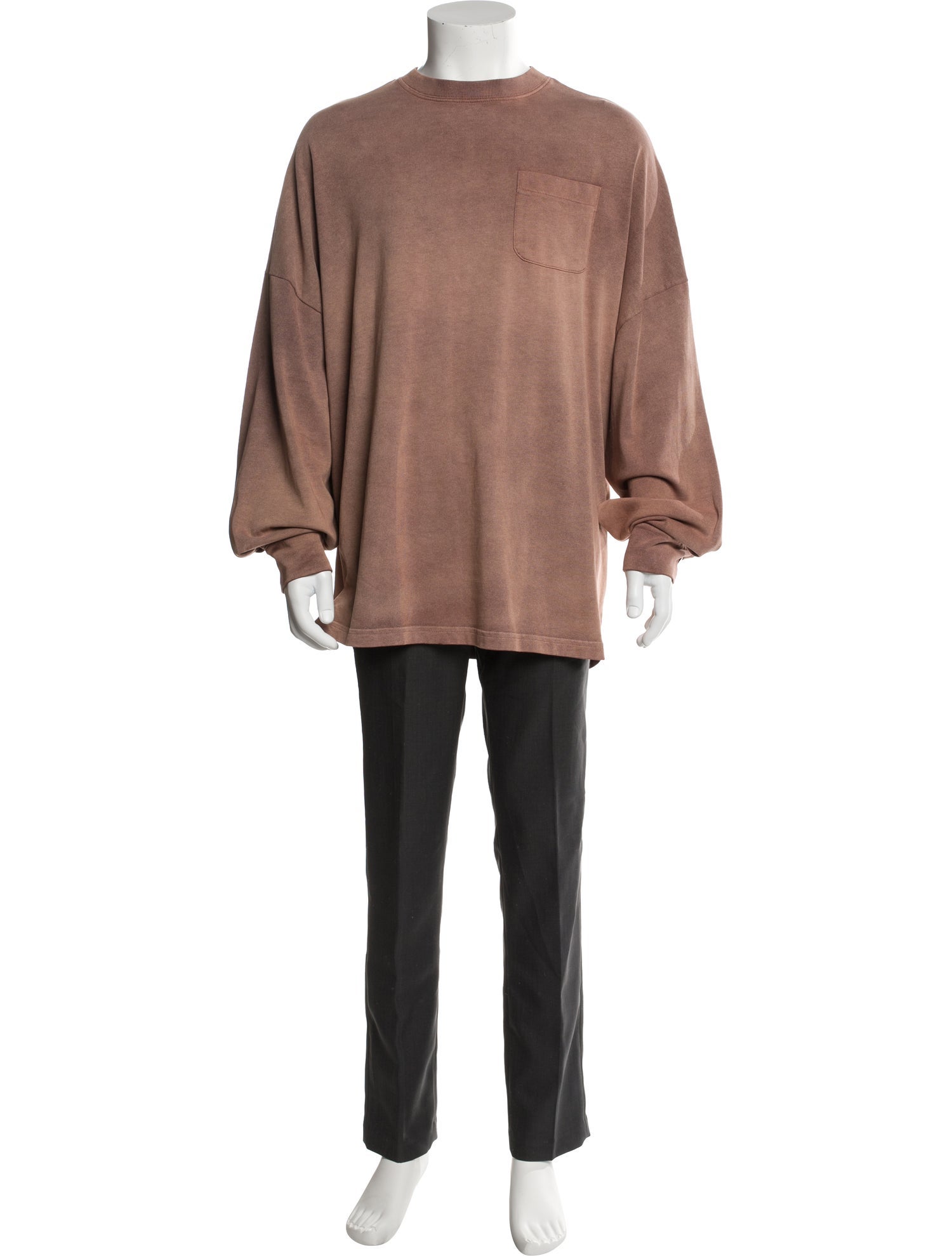 Willy Chavarria Crew Neck Long Sleeve T-Shirt