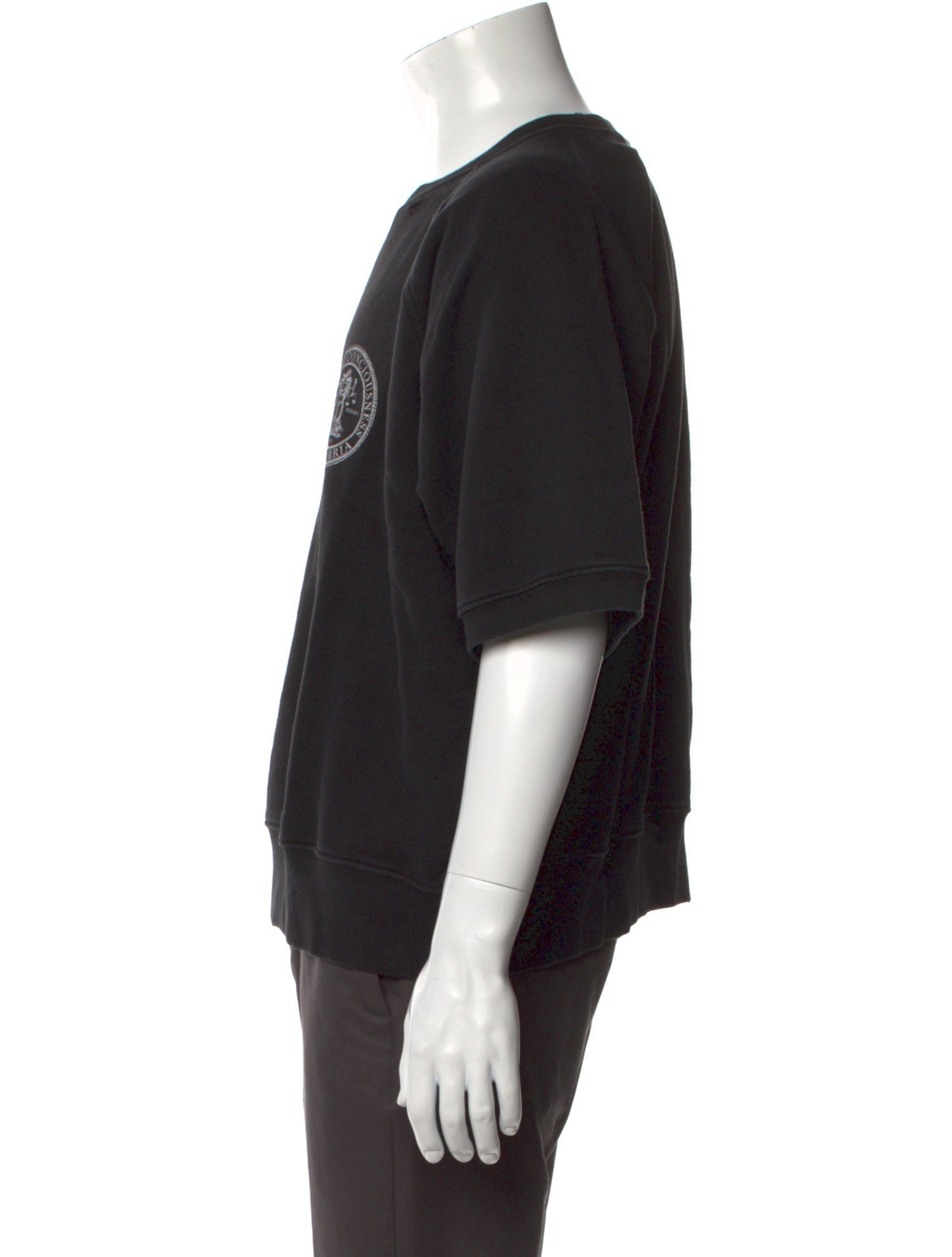 Willy Chavarria Graphic Print Crew Neck Sweatshirt