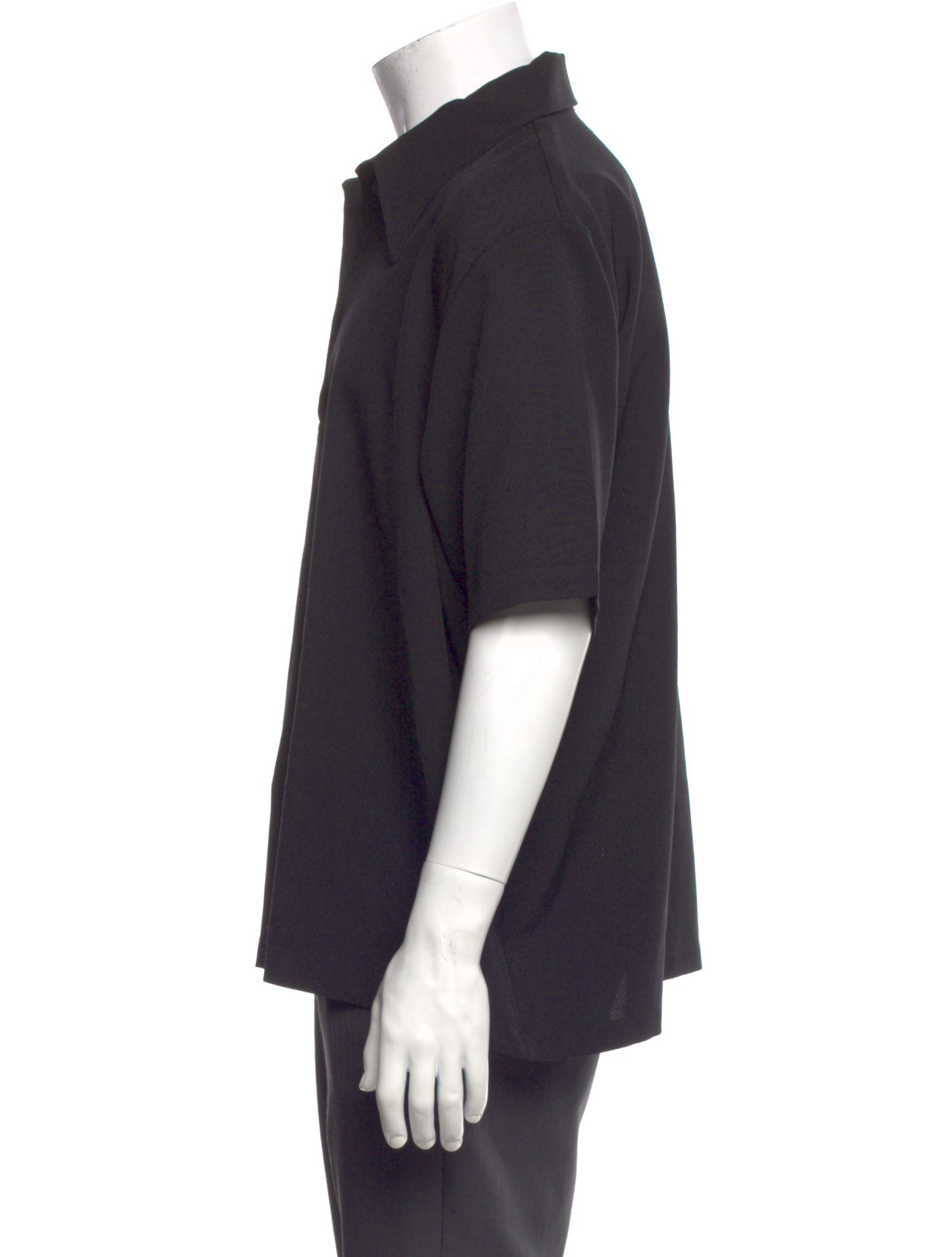 Willy Chavarria Collar Short Sleeve Polo Shirt