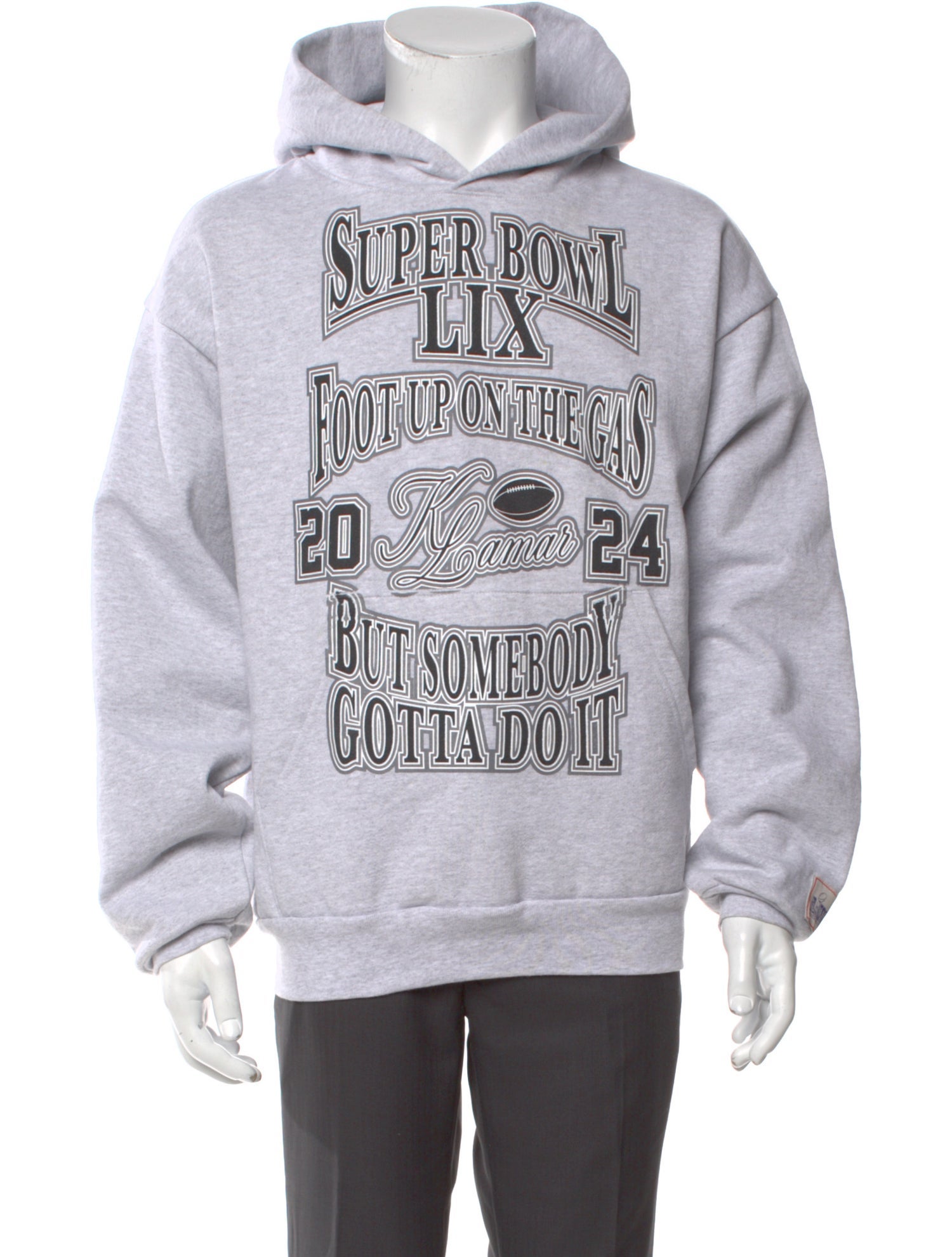 Willy Chavarria Graphic Print Crew Neck Hoodie