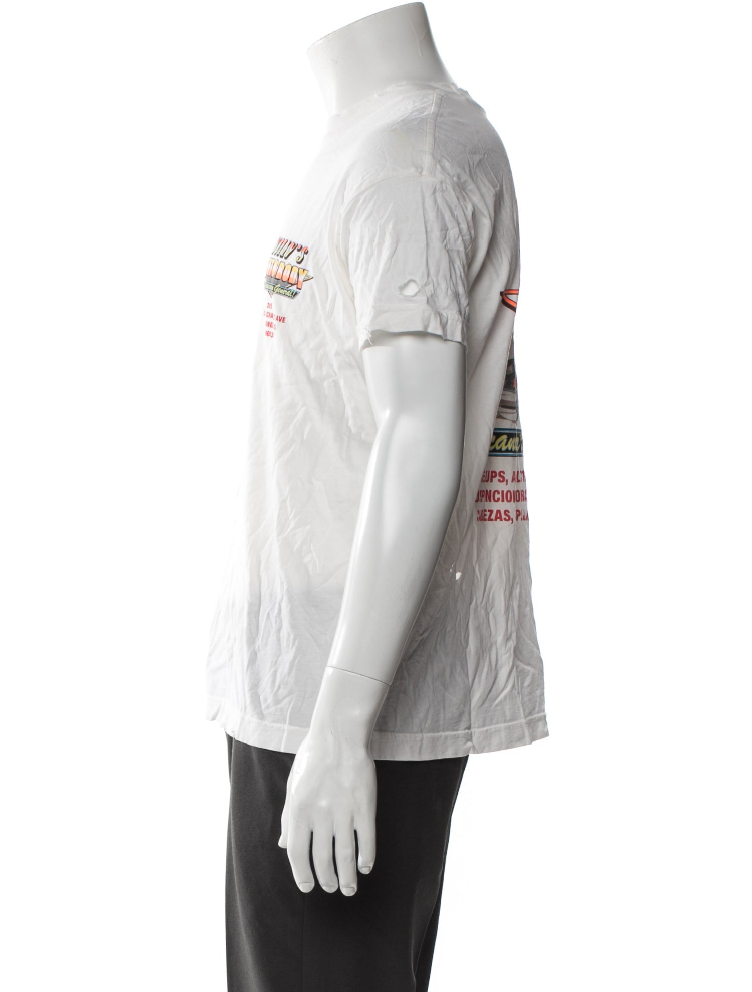 Willy Chavarria Graphic Print Crew Neck T-Shirt
