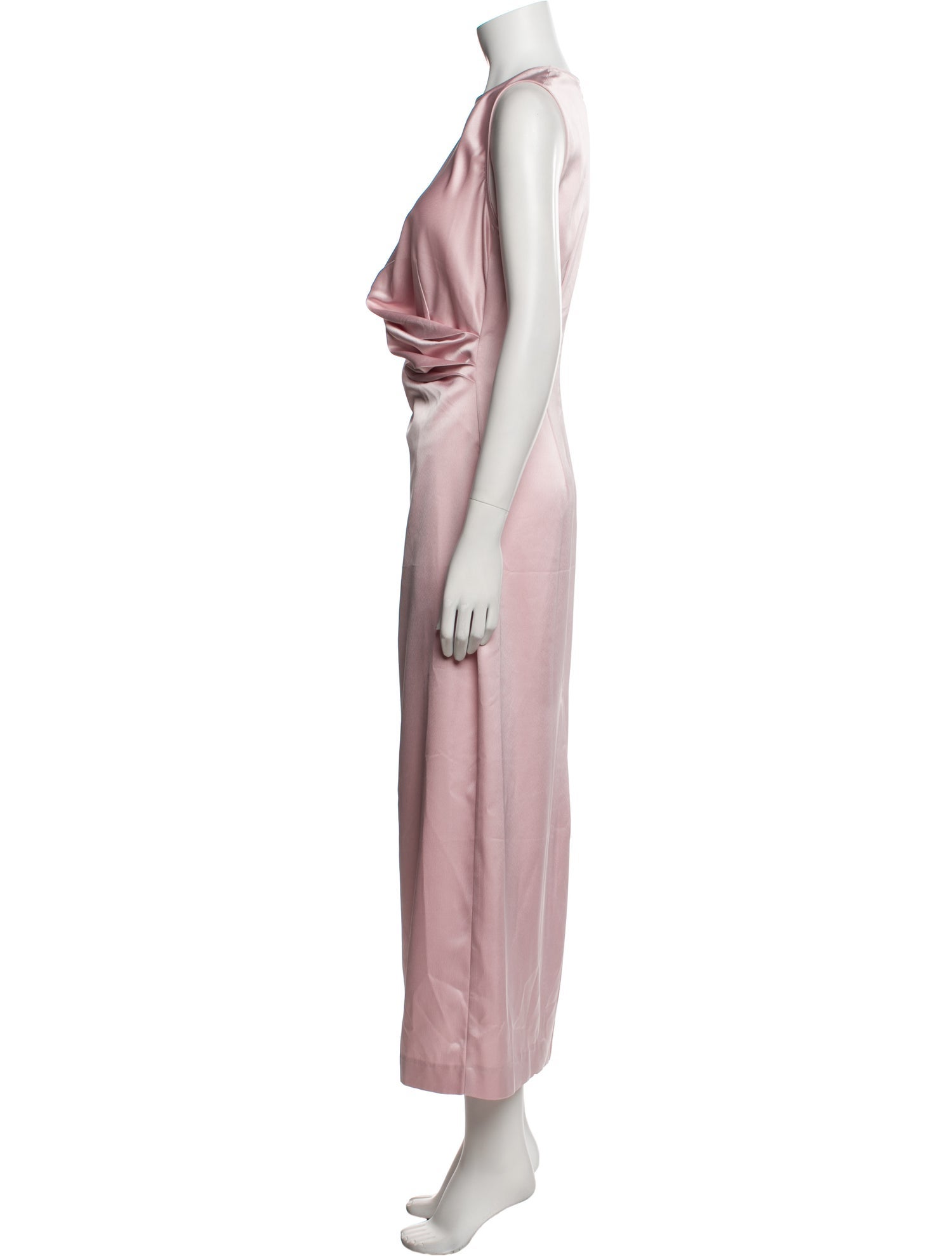 Wynn Hamlyn Cowl Neck Long Dress