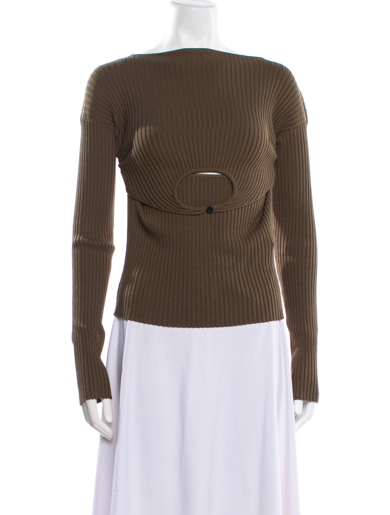 Wynn Hamlyn Bateau Neckline Sweater