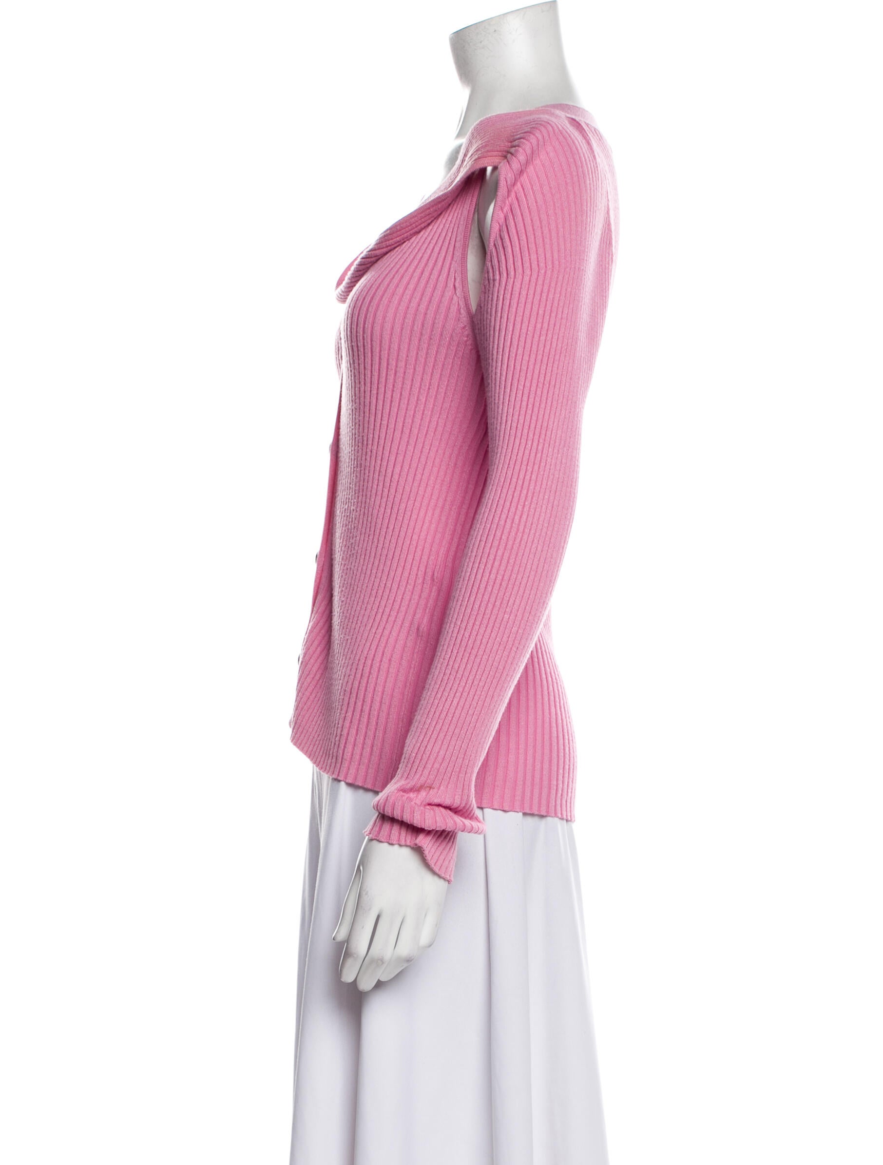 Wynn Hamlyn V-Neck Long Sleeve Top