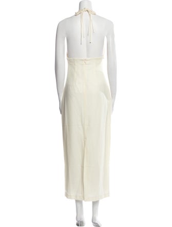 Wynn Hamlyn Wool Midi Length Dress