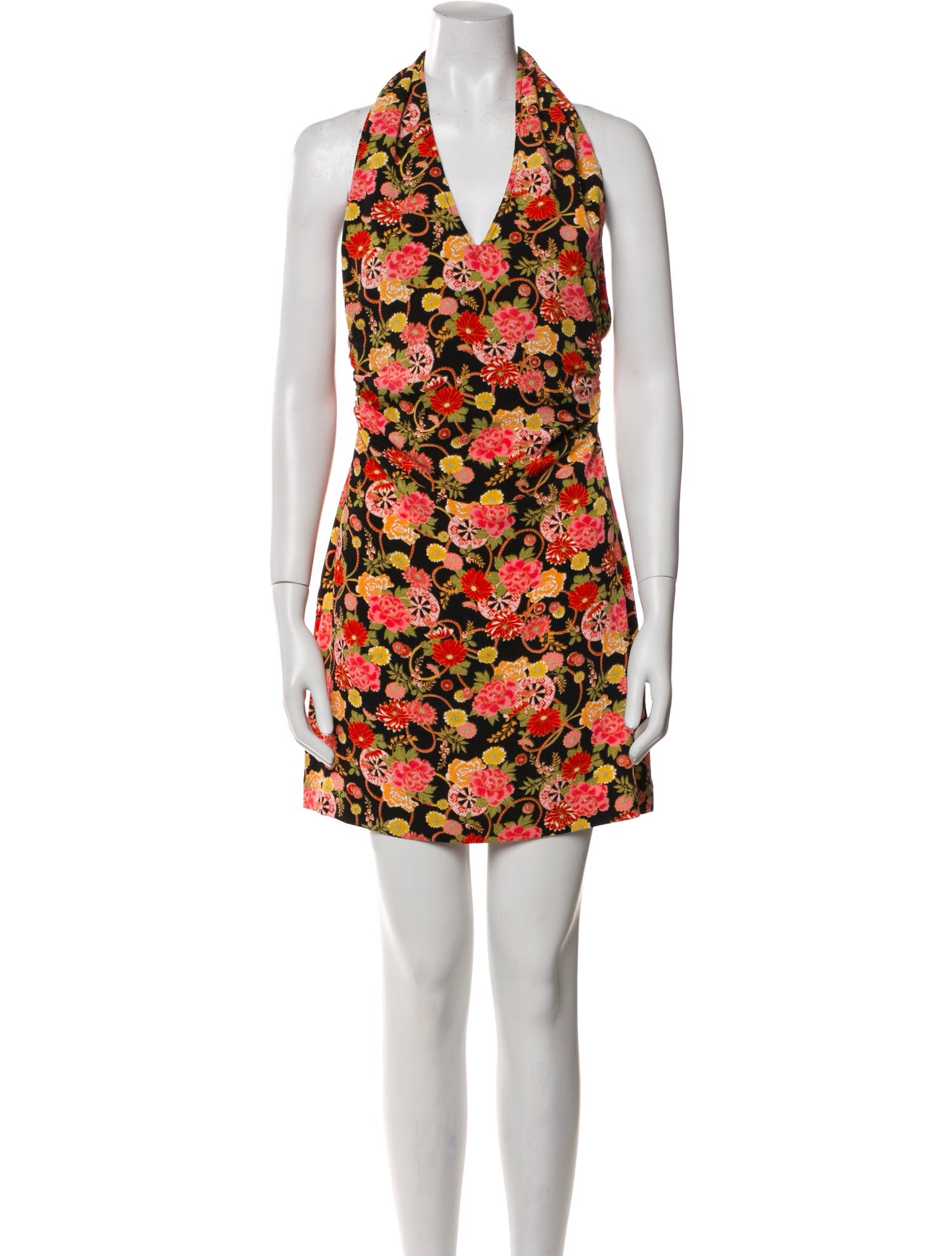 Wynn Hamlyn Floral Print Mini Dress