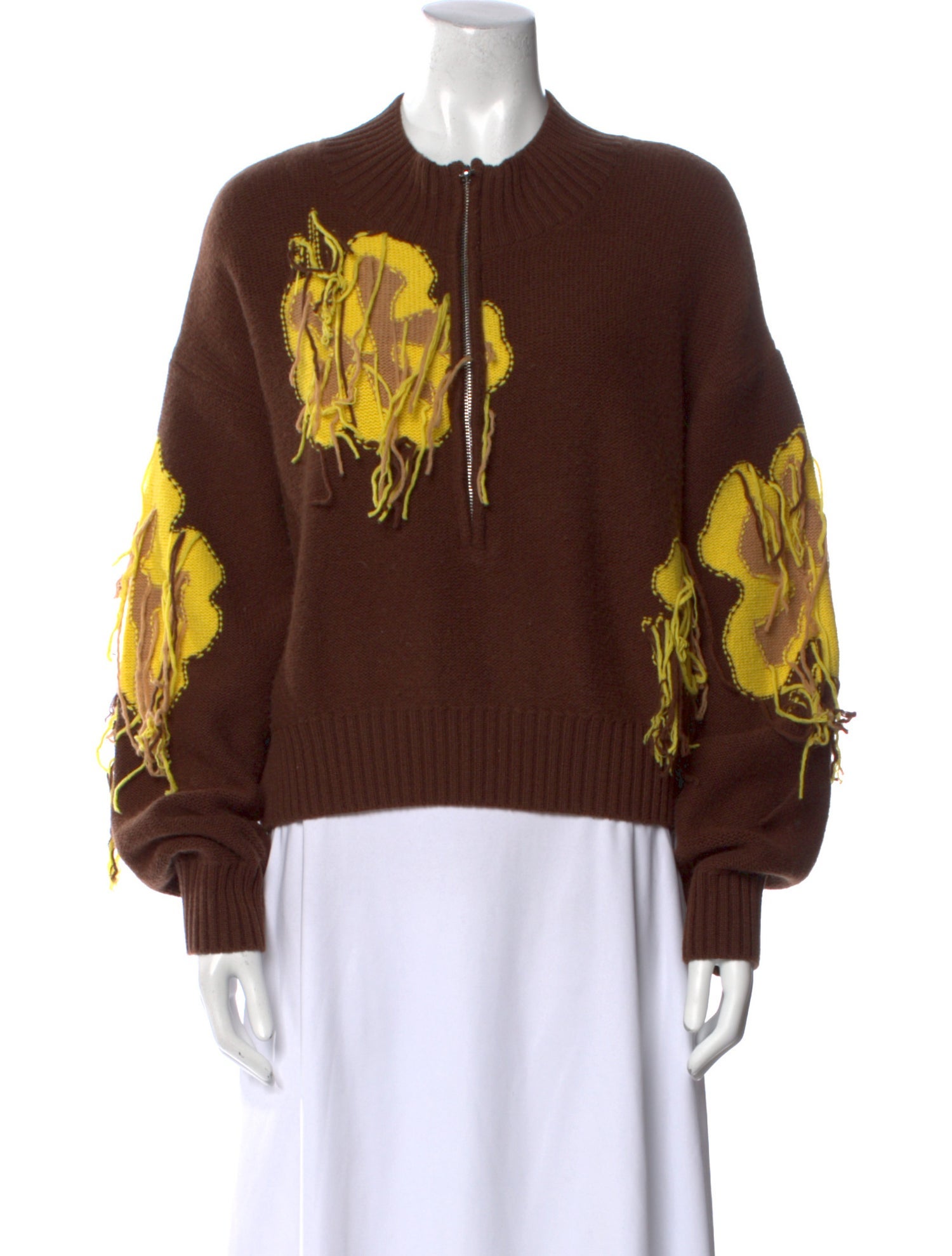 Wynn Hamlyn Wool Patterned Sweater