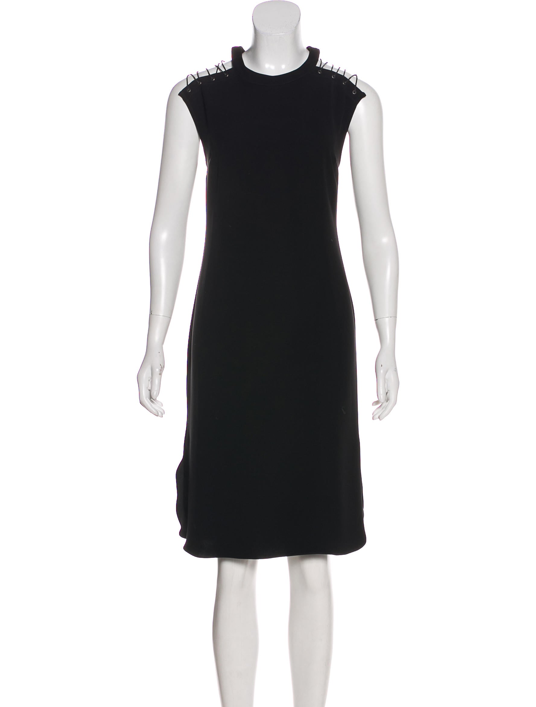 Nomia Mock Neck Knee-Length Dress