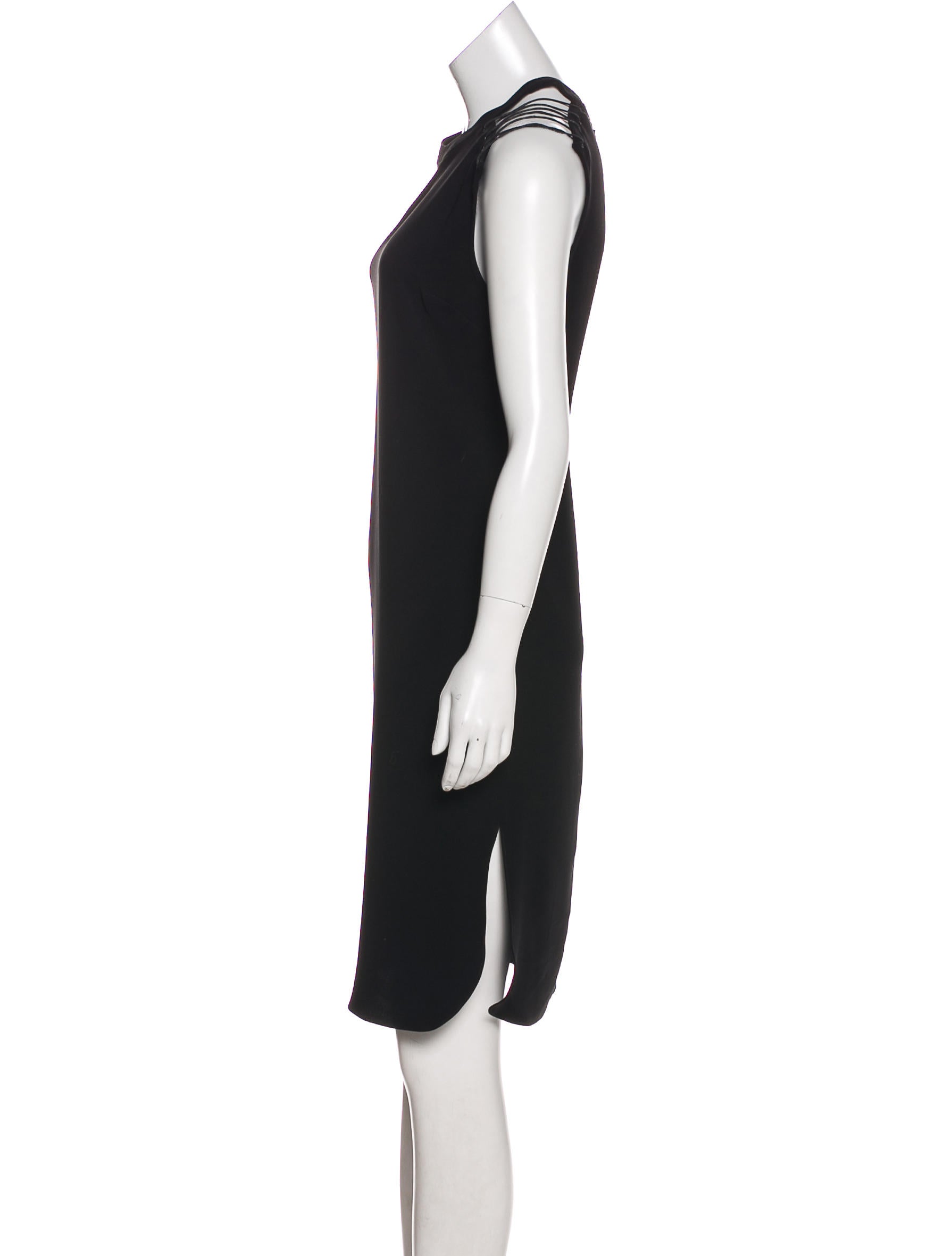 Nomia Mock Neck Knee-Length Dress