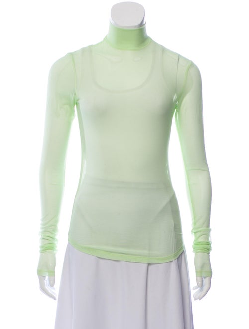 Nomia Turtleneck Long Sleeve Top Green