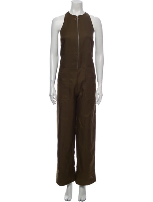 Nomia Crew Neck Jumpsuit Green