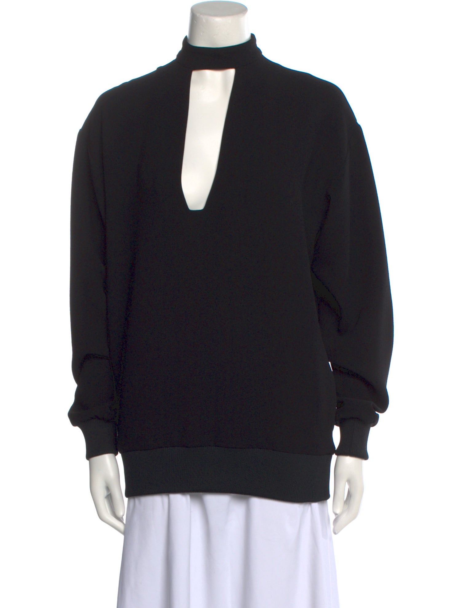 Nomia Mock Neck Long Sleeve Sweatshirt