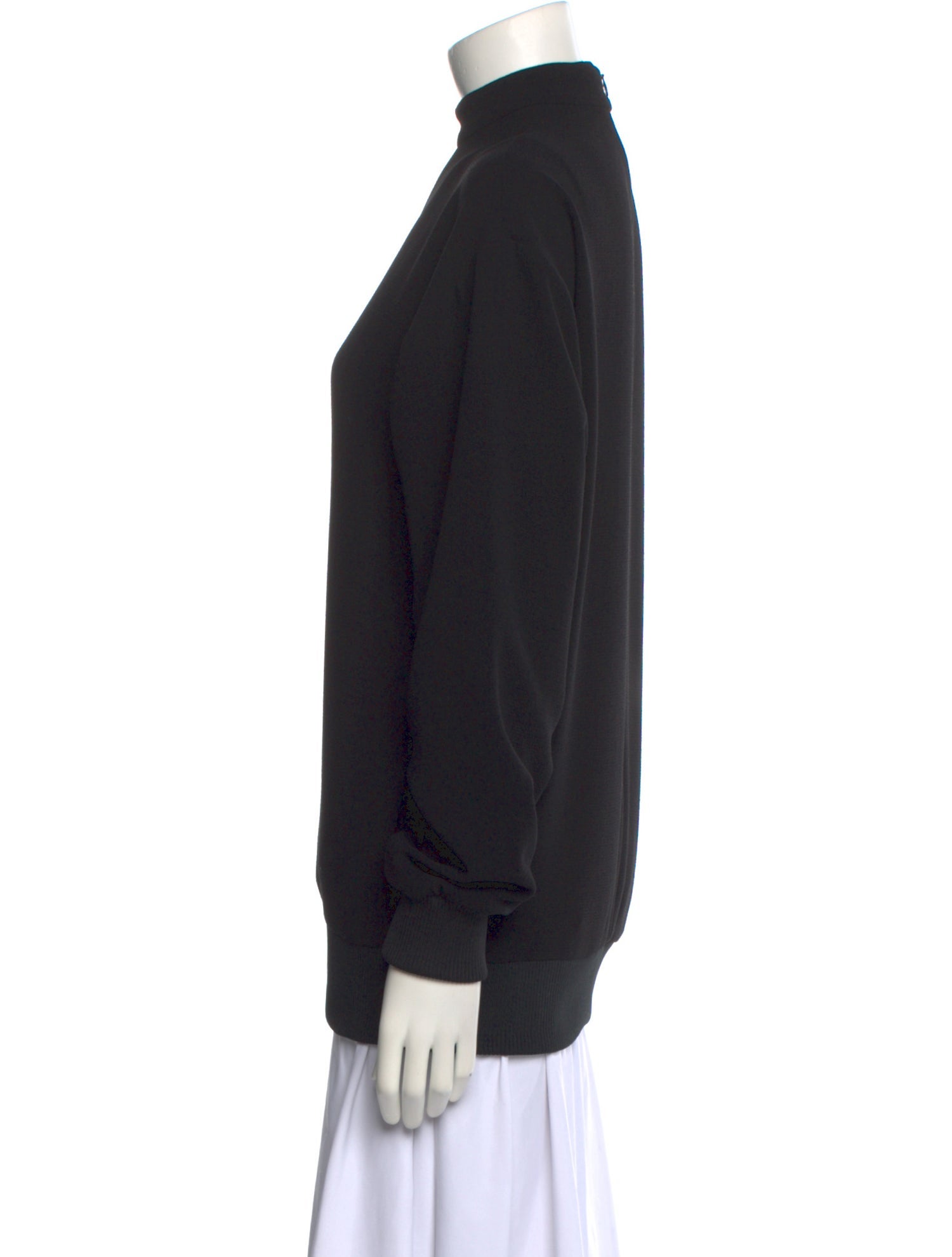 Nomia Mock Neck Long Sleeve Sweatshirt