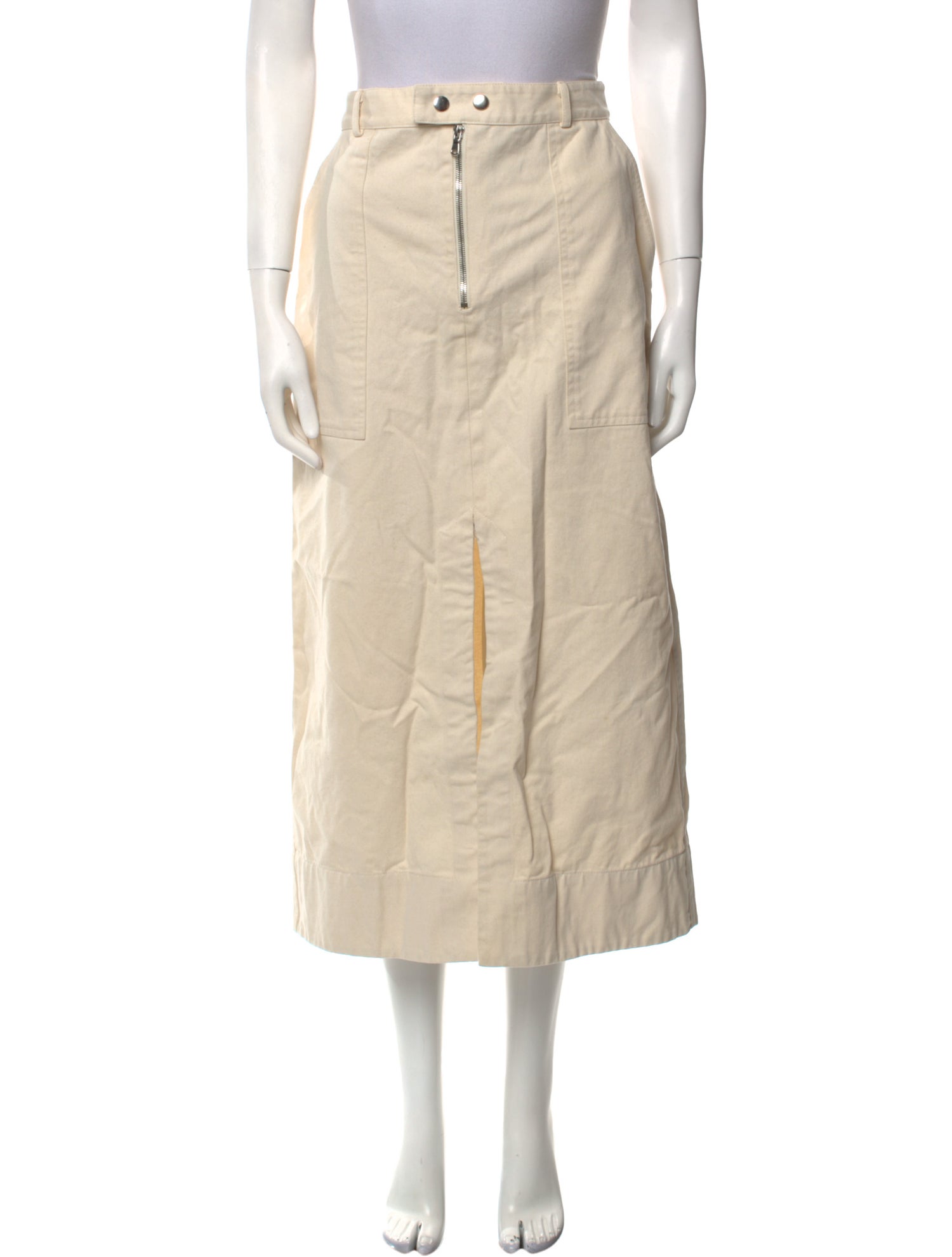 Nomia Ruffle Embellishment Midi Length Skirt