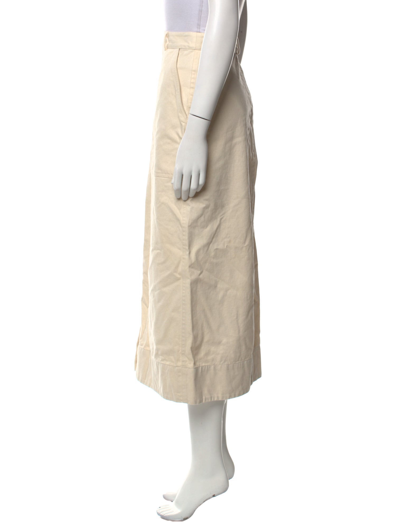 Nomia Ruffle Embellishment Midi Length Skirt