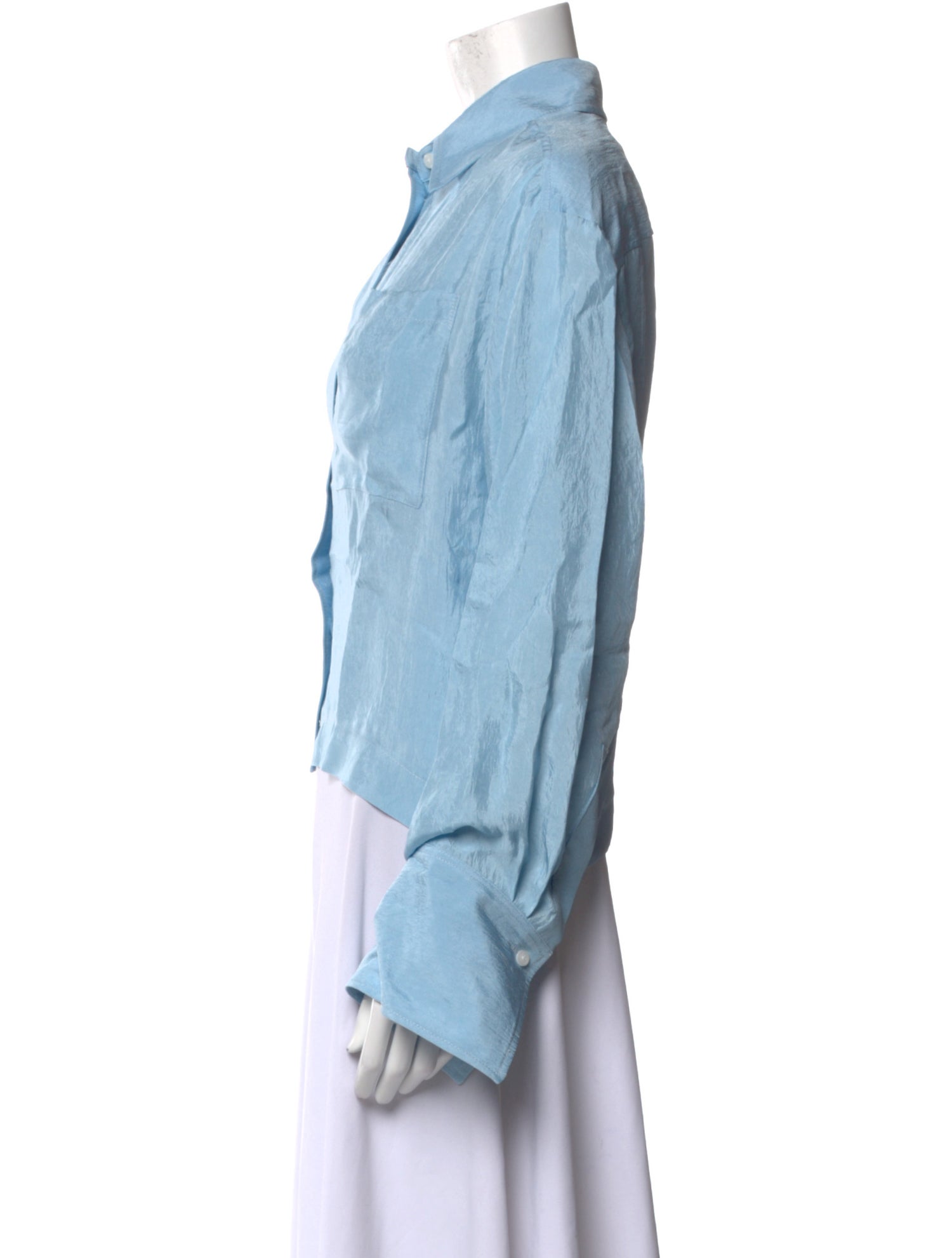 Nomia Long Sleeve Button-Up Top