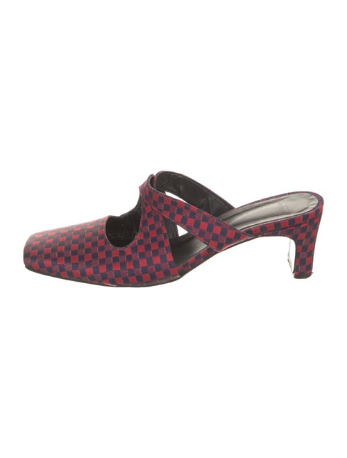 Nomia Plaid Print Mules