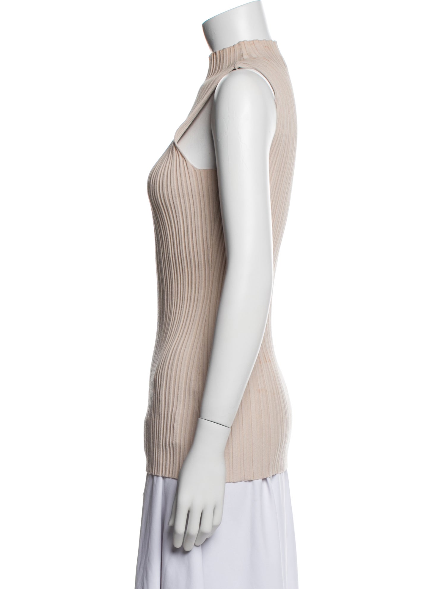 Nomia Mock Neck Sleeveless Top