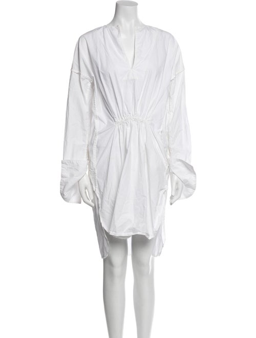 Nomia V-Neck Knee-Length Dress