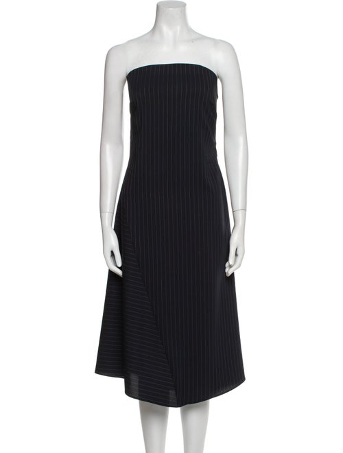 Nomia Striped Knee-Length Dress