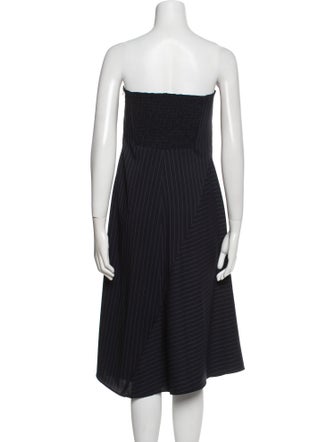 Nomia Striped Knee-Length Dress