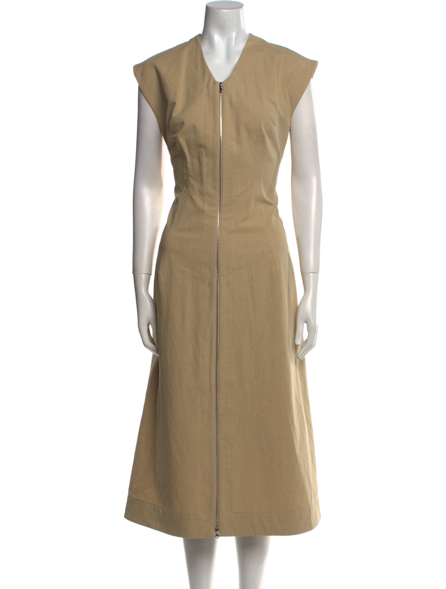 Nomia V-Neck Midi Length Dress