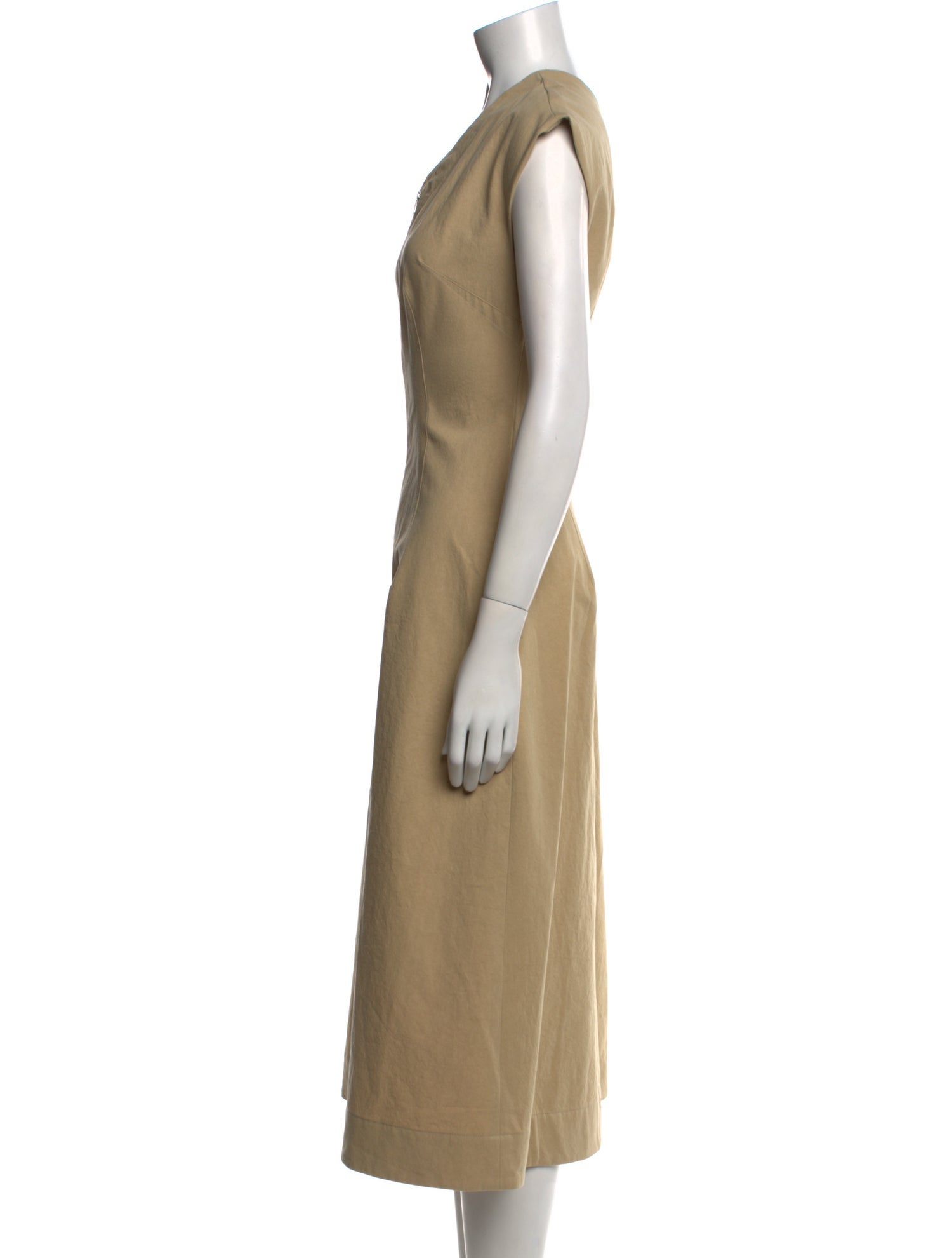 Nomia V-Neck Midi Length Dress