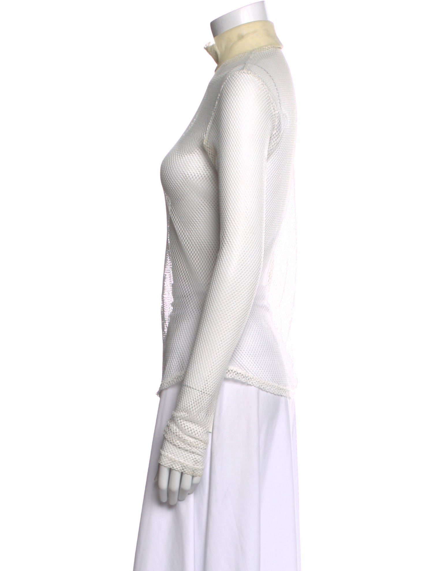 Nomia Mock Neck Long Sleeve Top