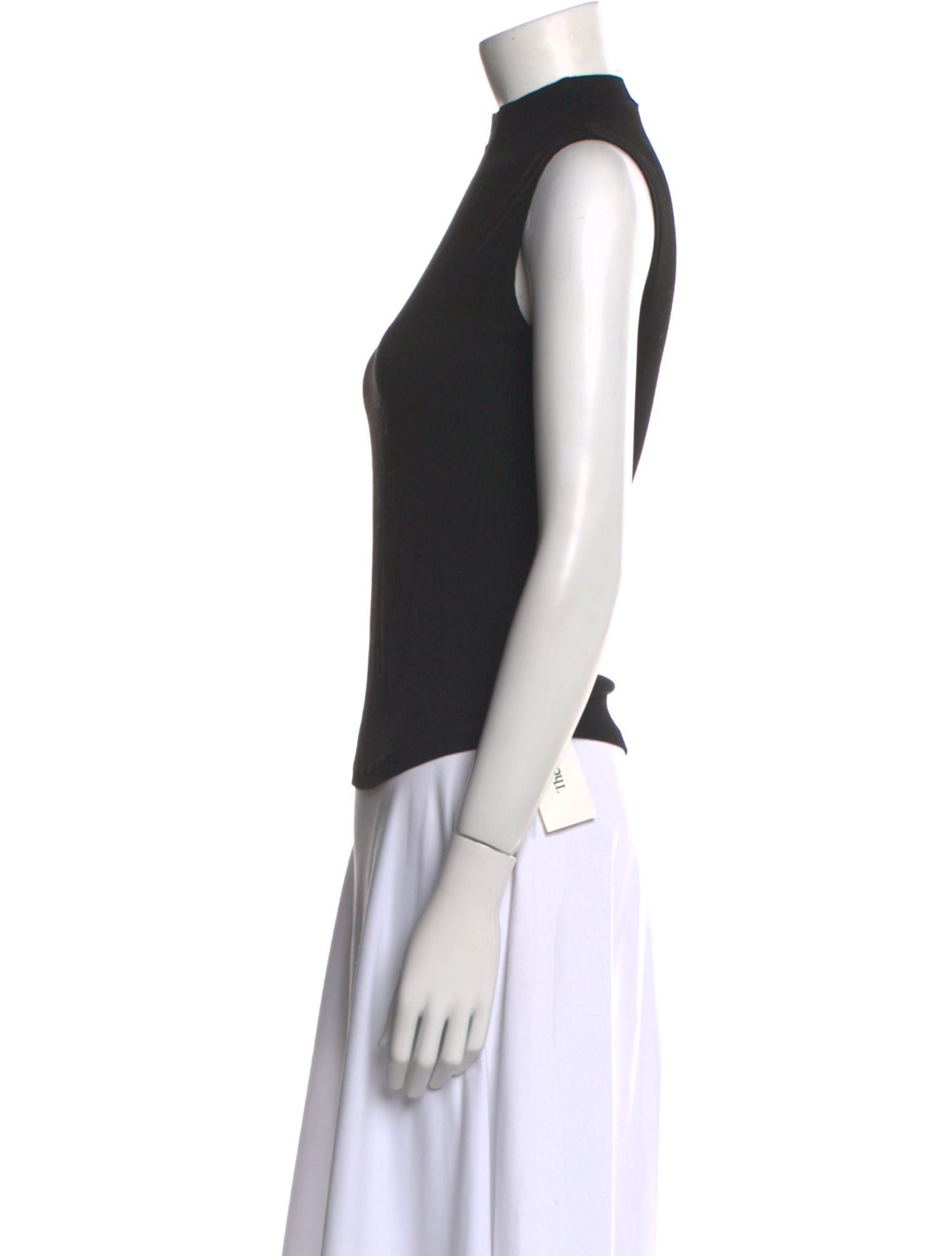 Nomia Mock Neck Sleeveless Top