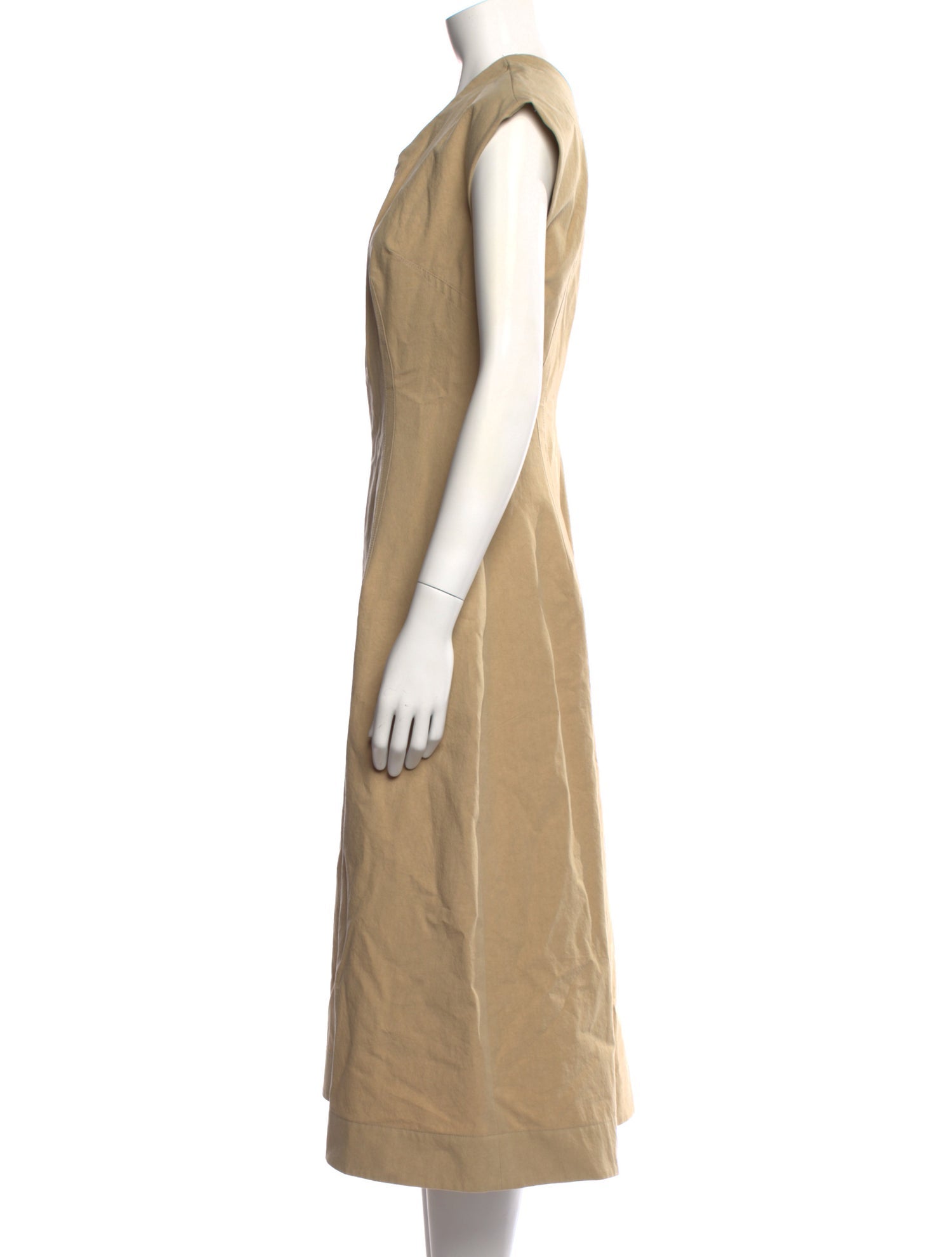 Nomia V-Neck Midi Length Dress