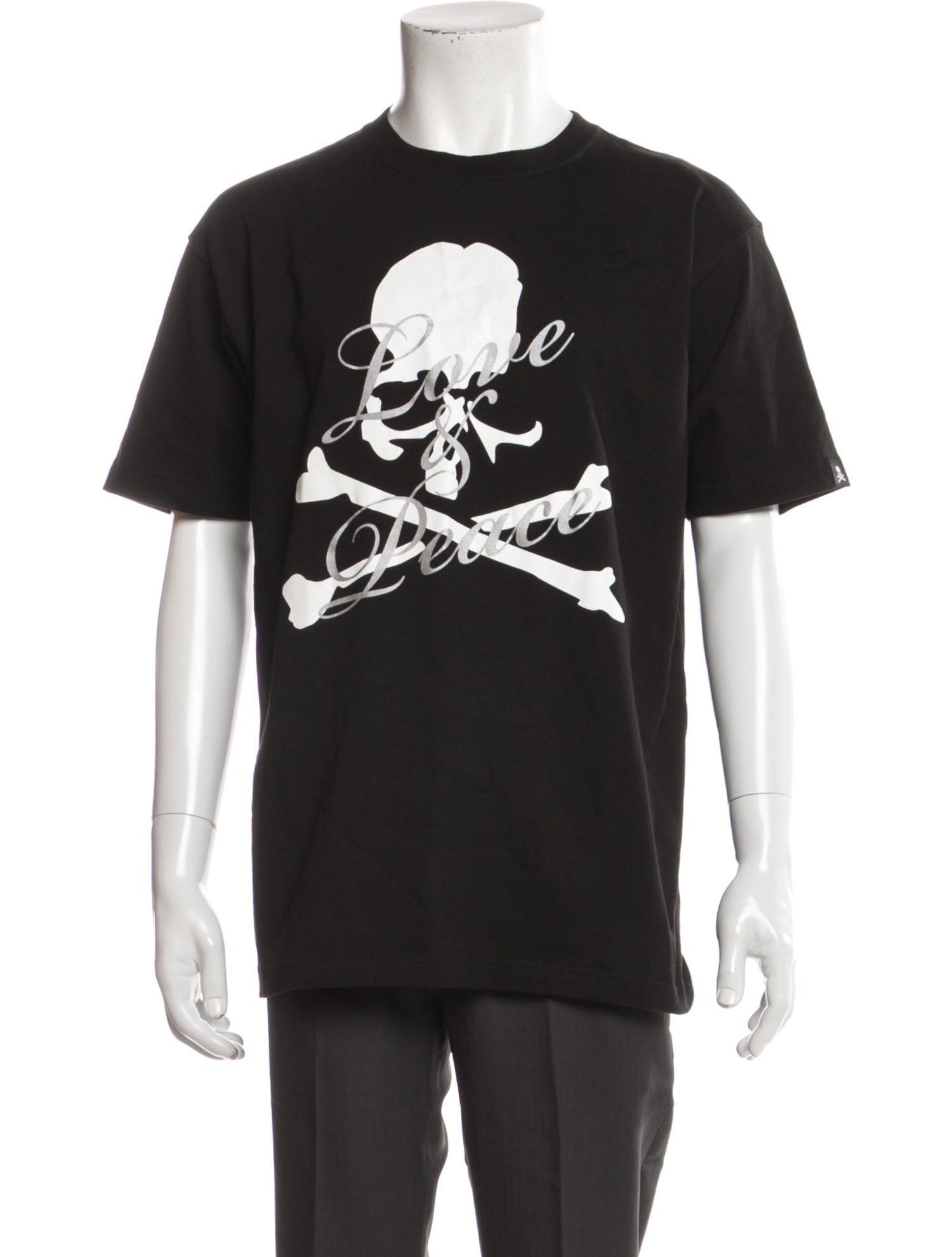 DEEP Tシャツ T-NORM-T15 T-shirt with rhinestone graphic｜グレー｜メンズ