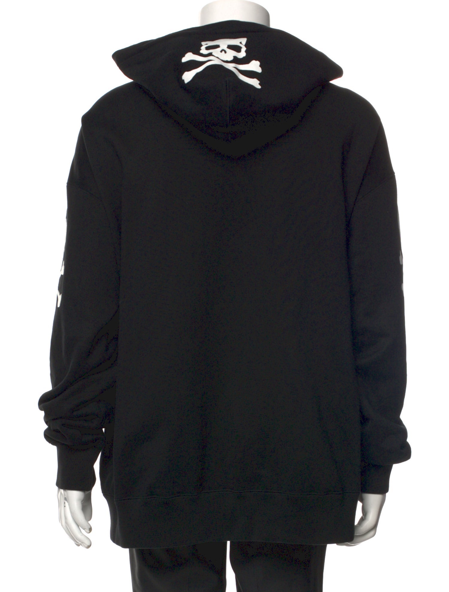 Mastermind Japan Graphic Print Crew Neck Hoodie - Black