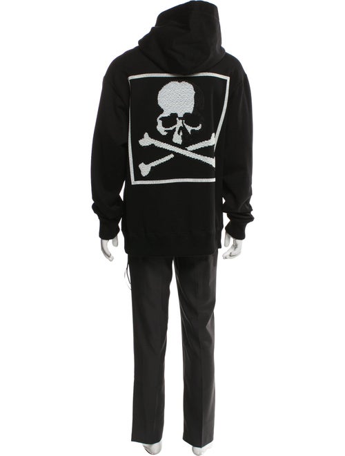 Mastermind World Graphic Print Turtleneck Hoodie