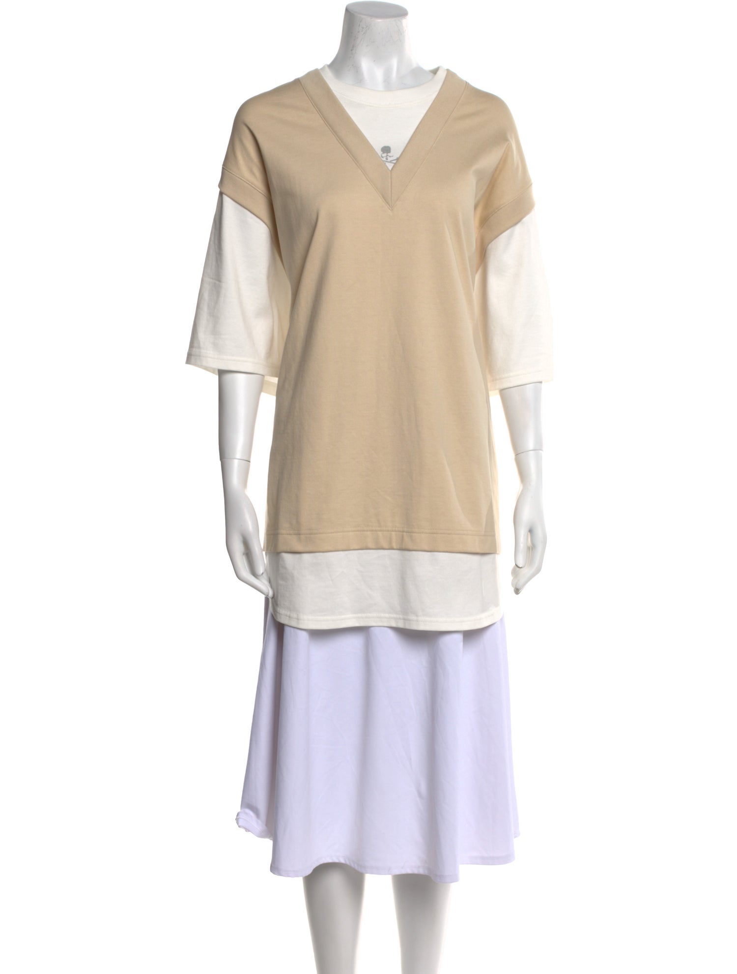 Mastermind World V-Neck Three-Quarter Sleeve Tunic