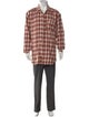 Mastermind World Plaid Print Collar Cardigan